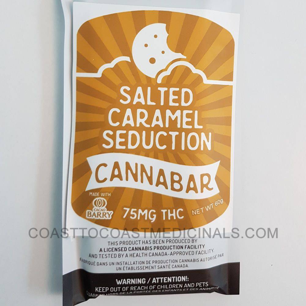 Baked Edibles - Medicated Salted Caramel Seduction Cannabar
