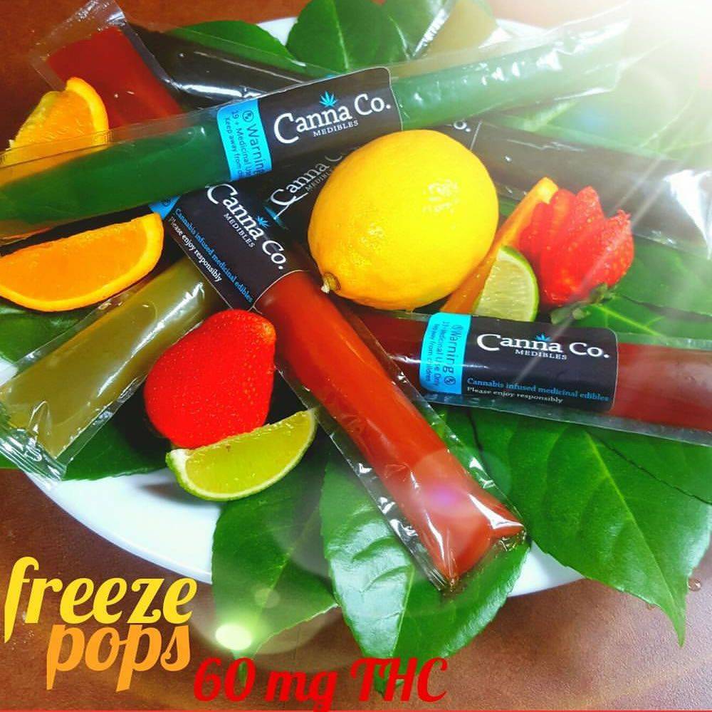Canna Co Cannabis Infused Freeze Pops - Indica