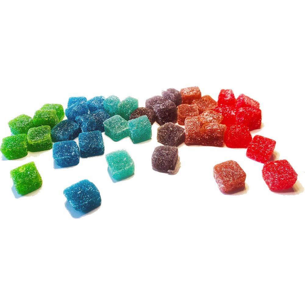 Sinful Delights 50mg THC indica gummies