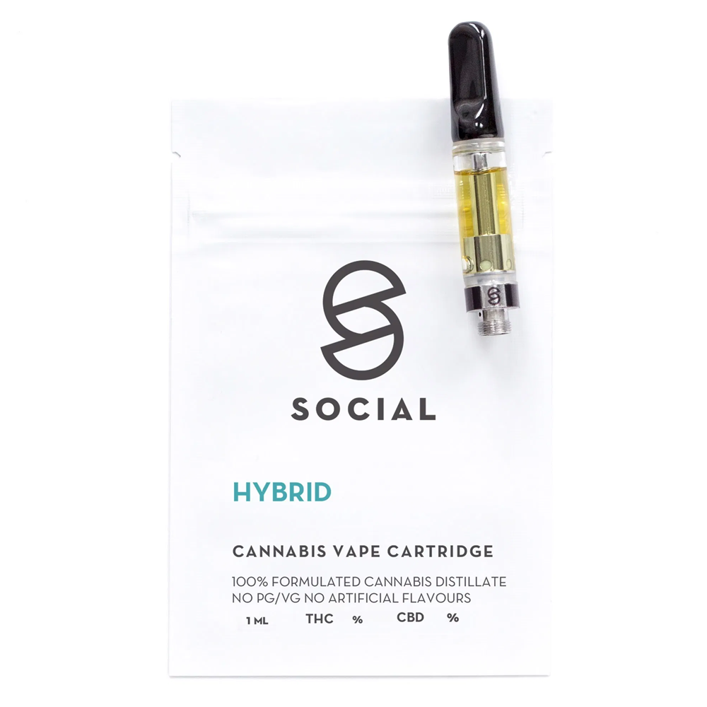 Social Distillate Hybrid Vape Top - Tangerine Dream