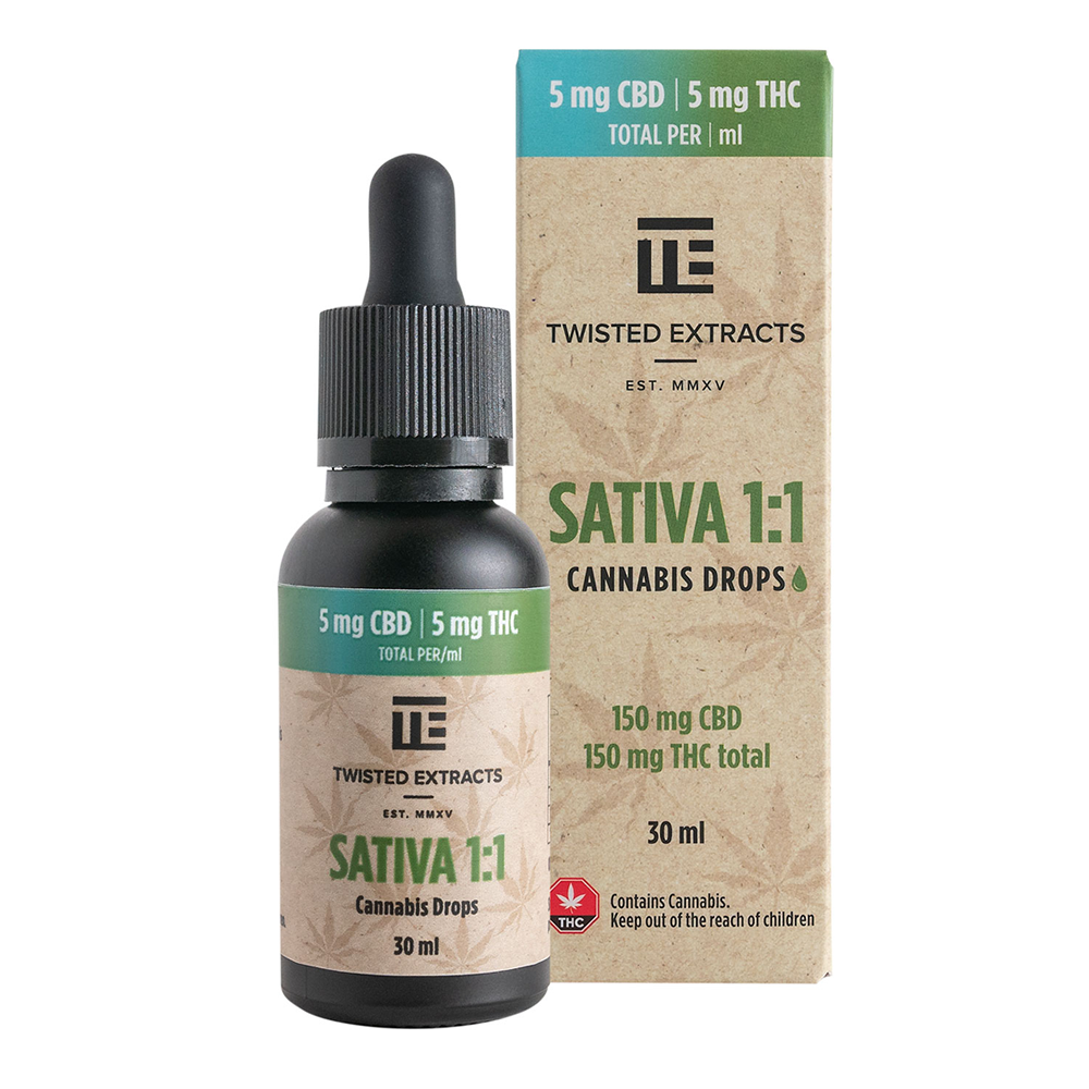 Sativa 1:1 Cannabis Oil Drops 